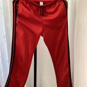 Carter’s Boy”s Red Track Pants with Black Stripes Size 14